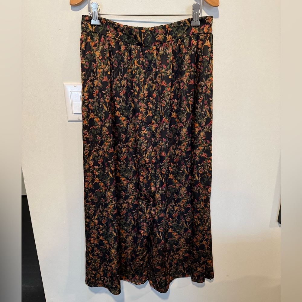 Floral Midi Skirt